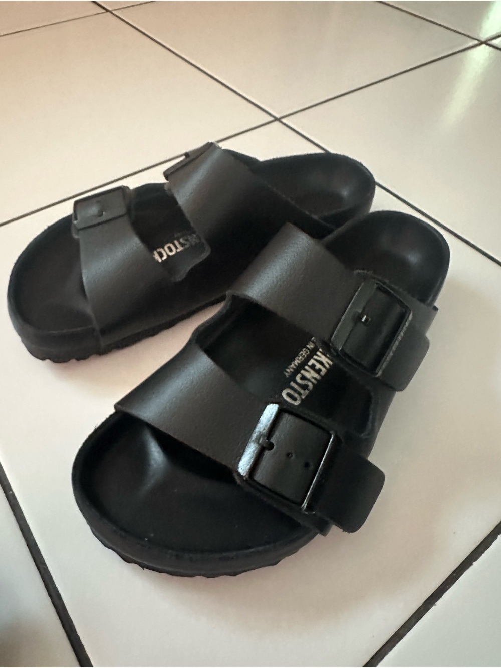 Birkenstock Arizona black leather